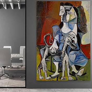 Amazon.co.jp: パブロ・ピカソ(Pablo Picasso) 名作 犬を連れた